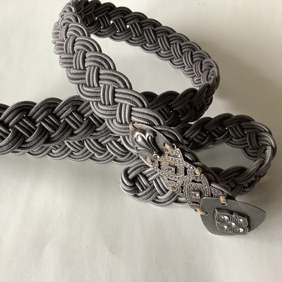 Vintage Marjorie Baer SF gray silver tone metal belt main image 6